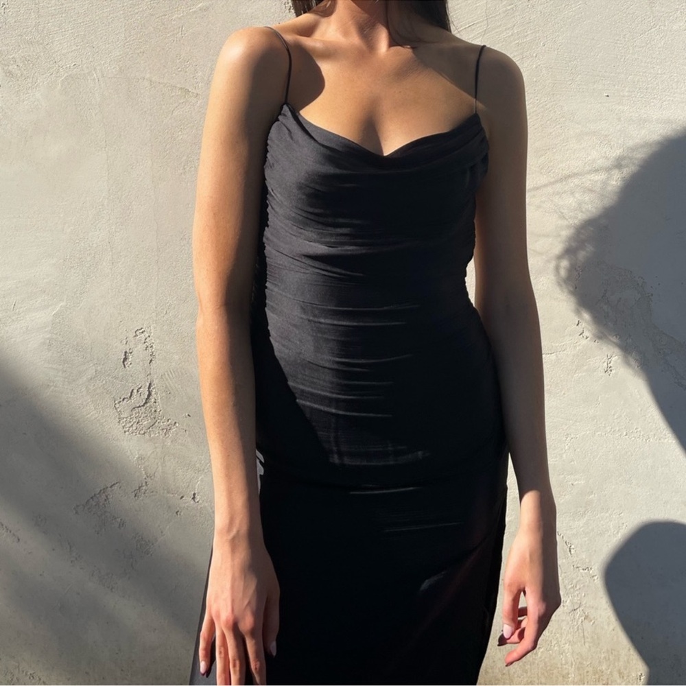 Zara backless slip dress